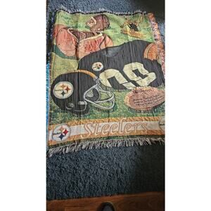 NFL Pittsburgh Steelers Vintage Tapestry Blanket 48x60 Inches